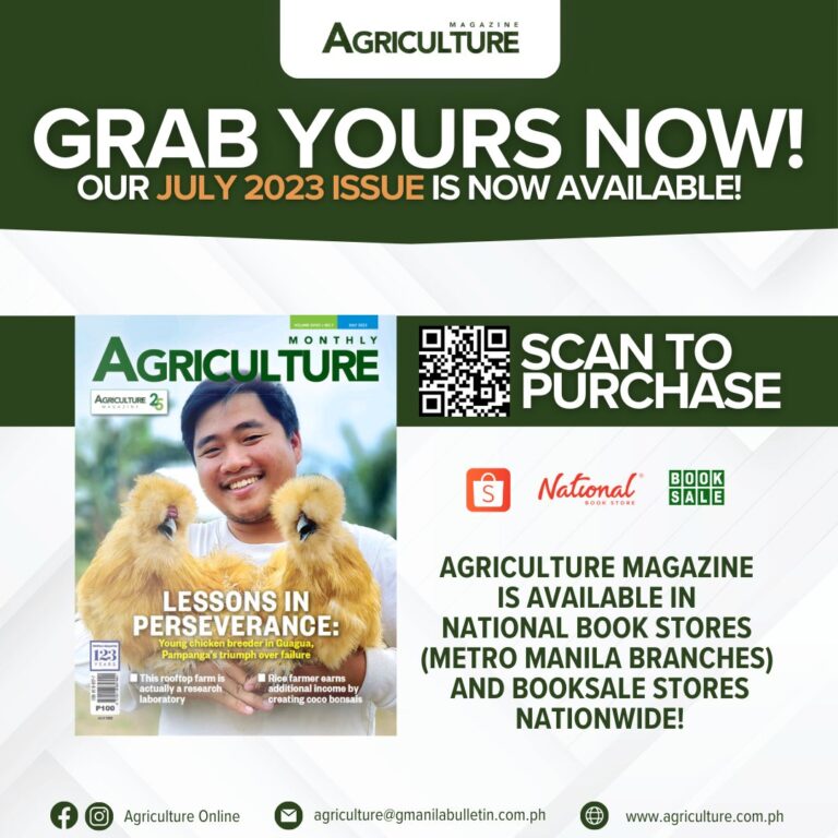 James Tababa, Agriculture Magazine, Agriculture Monthly PH